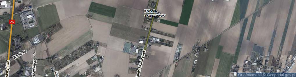 Zdjęcie satelitarne Kolonia Skarszewek ul.